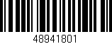 Código de barras (EAN, GTIN, SKU, ISBN): '48941801'