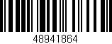 Código de barras (EAN, GTIN, SKU, ISBN): '48941864'