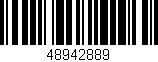 Código de barras (EAN, GTIN, SKU, ISBN): '48942889'