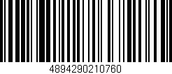 Código de barras (EAN, GTIN, SKU, ISBN): '4894290210760'