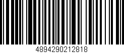Código de barras (EAN, GTIN, SKU, ISBN): '4894290212818'