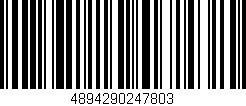 Código de barras (EAN, GTIN, SKU, ISBN): '4894290247803'