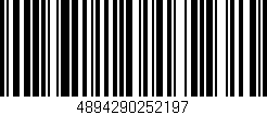 Código de barras (EAN, GTIN, SKU, ISBN): '4894290252197'