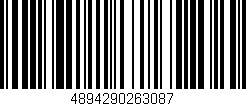 Código de barras (EAN, GTIN, SKU, ISBN): '4894290263087'