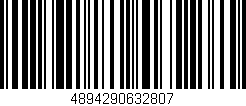 Código de barras (EAN, GTIN, SKU, ISBN): '4894290632807'