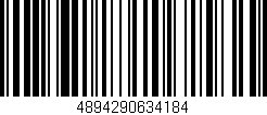 Código de barras (EAN, GTIN, SKU, ISBN): '4894290634184'