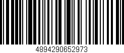 Código de barras (EAN, GTIN, SKU, ISBN): '4894290652973'