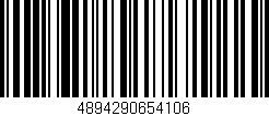 Código de barras (EAN, GTIN, SKU, ISBN): '4894290654106'