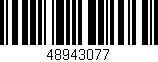Código de barras (EAN, GTIN, SKU, ISBN): '48943077'