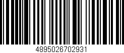 Código de barras (EAN, GTIN, SKU, ISBN): '4895026702931'