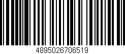 Código de barras (EAN, GTIN, SKU, ISBN): '4895026706519'