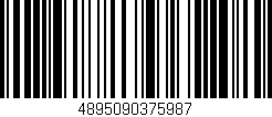 Código de barras (EAN, GTIN, SKU, ISBN): '4895090375987'