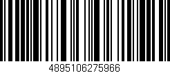 Código de barras (EAN, GTIN, SKU, ISBN): '4895106275966'