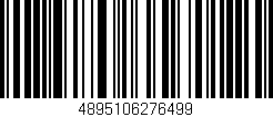 Código de barras (EAN, GTIN, SKU, ISBN): '4895106276499'