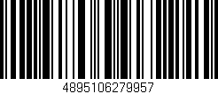 Código de barras (EAN, GTIN, SKU, ISBN): '4895106279957'