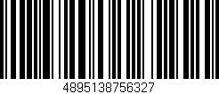 Código de barras (EAN, GTIN, SKU, ISBN): '4895138756327'