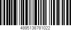 Código de barras (EAN, GTIN, SKU, ISBN): '4895138781022'