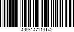 Código de barras (EAN, GTIN, SKU, ISBN): '4895147116143'