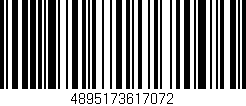 Código de barras (EAN, GTIN, SKU, ISBN): '4895173617072'