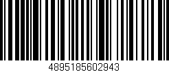 Código de barras (EAN, GTIN, SKU, ISBN): '4895185602943'