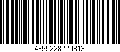 Código de barras (EAN, GTIN, SKU, ISBN): '4895228220813'