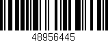 Código de barras (EAN, GTIN, SKU, ISBN): '48956445'