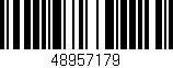 Código de barras (EAN, GTIN, SKU, ISBN): '48957179'