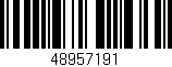 Código de barras (EAN, GTIN, SKU, ISBN): '48957191'