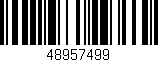 Código de barras (EAN, GTIN, SKU, ISBN): '48957499'