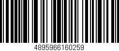 Código de barras (EAN, GTIN, SKU, ISBN): '4895966160259'