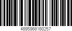 Código de barras (EAN, GTIN, SKU, ISBN): '4895968160257'