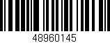 Código de barras (EAN, GTIN, SKU, ISBN): '48960145'