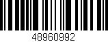 Código de barras (EAN, GTIN, SKU, ISBN): '48960992'