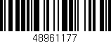 Código de barras (EAN, GTIN, SKU, ISBN): '48961177'
