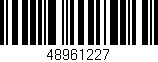 Código de barras (EAN, GTIN, SKU, ISBN): '48961227'