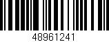 Código de barras (EAN, GTIN, SKU, ISBN): '48961241'