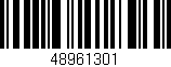Código de barras (EAN, GTIN, SKU, ISBN): '48961301'