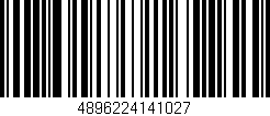 Código de barras (EAN, GTIN, SKU, ISBN): '4896224141027'