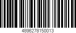 Código de barras (EAN, GTIN, SKU, ISBN): '4896278150013'