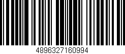 Código de barras (EAN, GTIN, SKU, ISBN): '4896327160994'