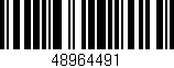 Código de barras (EAN, GTIN, SKU, ISBN): '48964491'