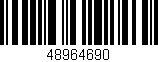 Código de barras (EAN, GTIN, SKU, ISBN): '48964690'