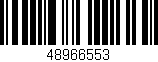 Código de barras (EAN, GTIN, SKU, ISBN): '48966553'