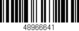 Código de barras (EAN, GTIN, SKU, ISBN): '48966641'