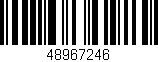 Código de barras (EAN, GTIN, SKU, ISBN): '48967246'