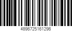 Código de barras (EAN, GTIN, SKU, ISBN): '4896725161296'