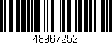 Código de barras (EAN, GTIN, SKU, ISBN): '48967252'