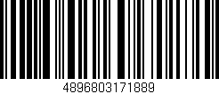 Código de barras (EAN, GTIN, SKU, ISBN): '4896803171889'