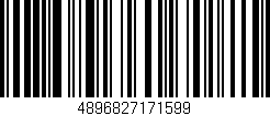 Código de barras (EAN, GTIN, SKU, ISBN): '4896827171599'