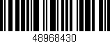 Código de barras (EAN, GTIN, SKU, ISBN): '48968430'